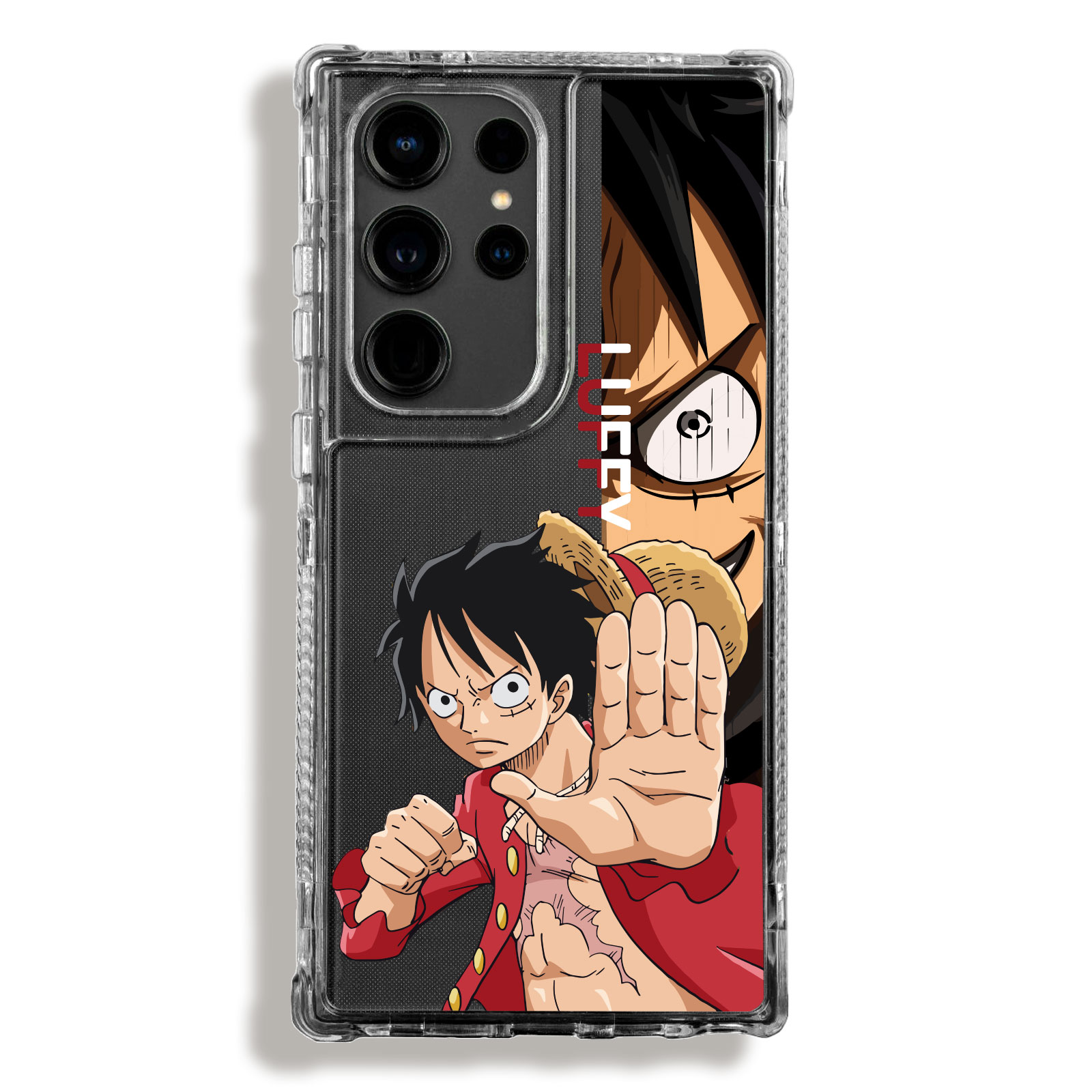 SM00000006 Case 360 Transparente Para Samsung One Piece Luffy - Image 1