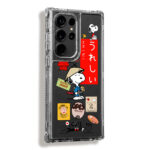 Case 360 Transparente Para Samsung Snoopy - Image 2