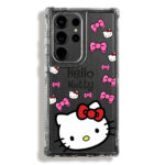 Case 360 Transparente Para Samsung Hello Kitty