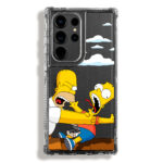 Case 360 Transparente Para Samsung Los Simpsons