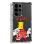 Case 360 Transparente Para Samsung Los Simpsons El barto