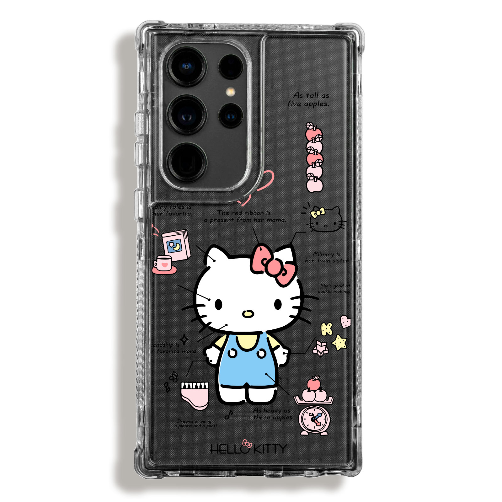 SM00000039 Case 360 Transparente Para Samsung Hello Kitty - Image 1