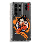 Case 360 Transparente Para Samsung Dragon Ball Goku