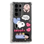 Case 360 Transparente Para Samsung Snoopy