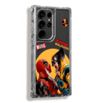 Case 360 Transparente Para Samsung Deadpool y Wolverine - Image 2