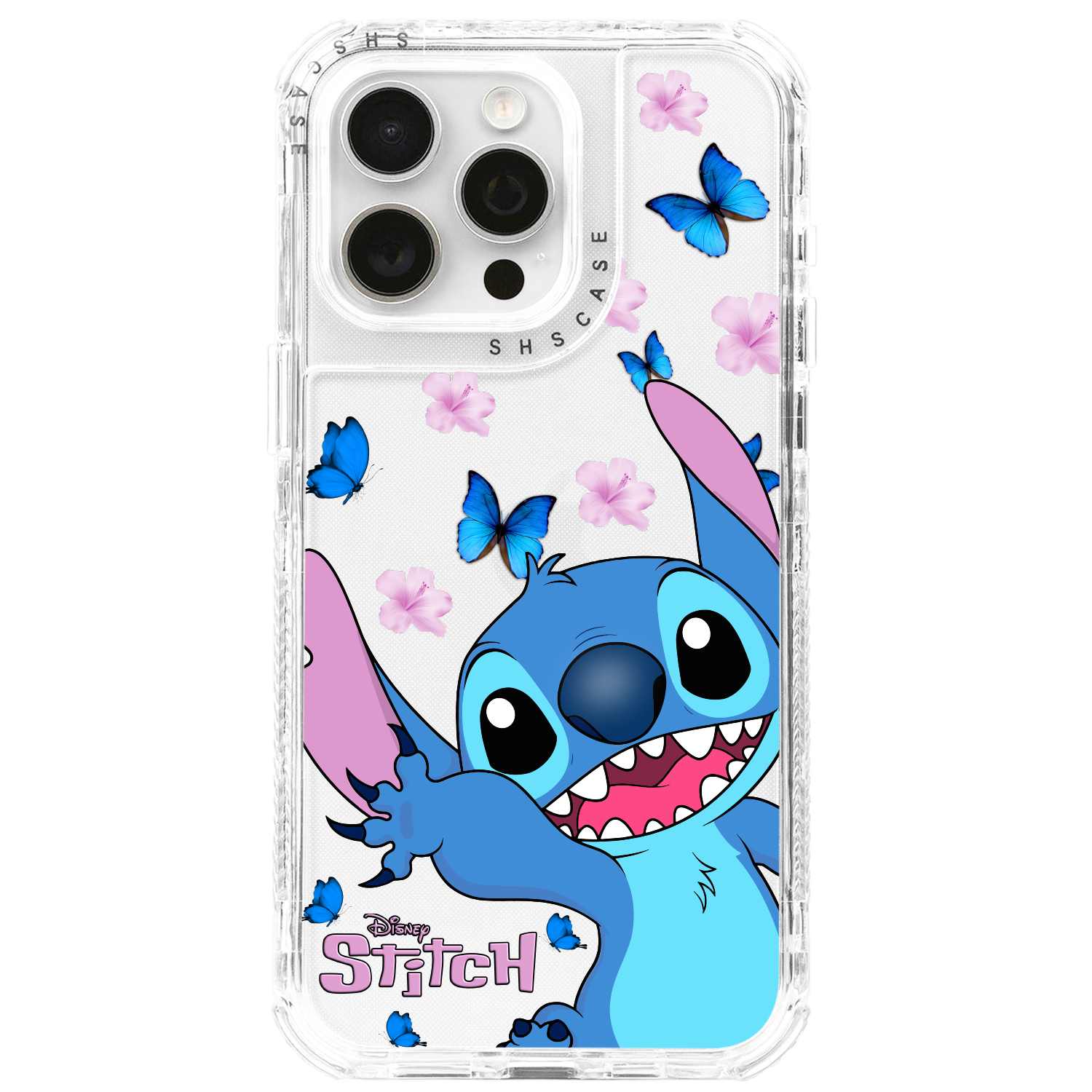 dise帽o 02 Case 360 Transparente Para IPhone Stitch Hello - Image 1
